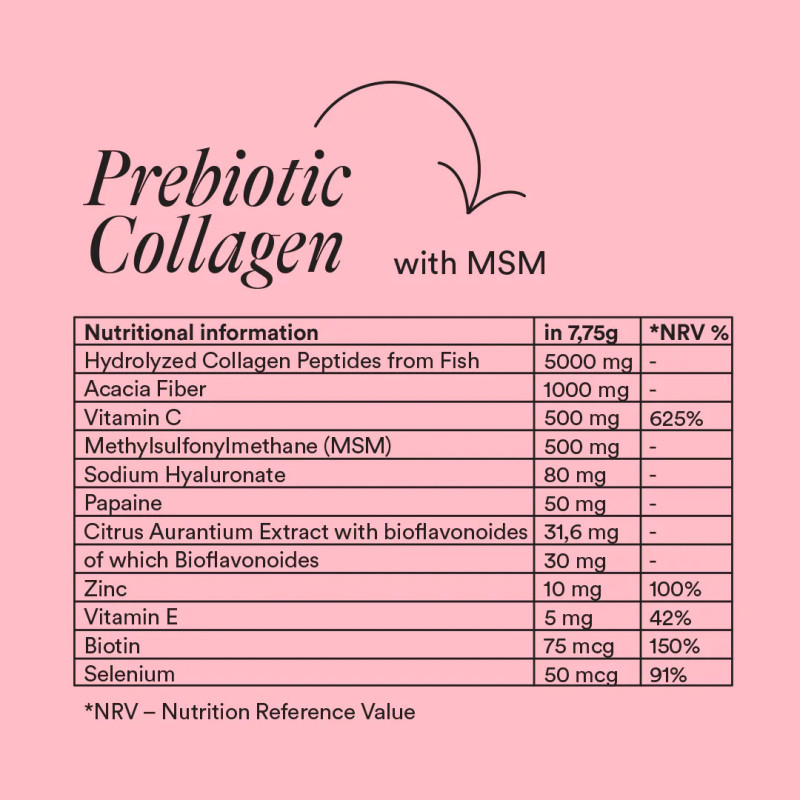 Uztura bagātinātājs  PREBIOTIC COLLAGEN